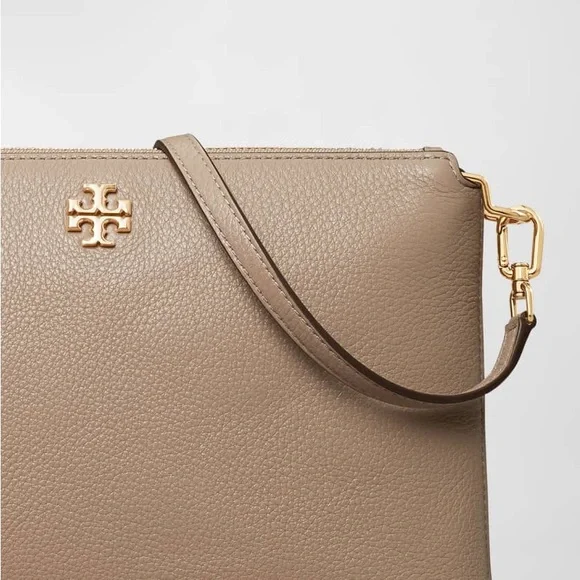 Tory Burch Kira Pebbled Leather Top-Zip Crossbody Bag - Picture 4 of 8